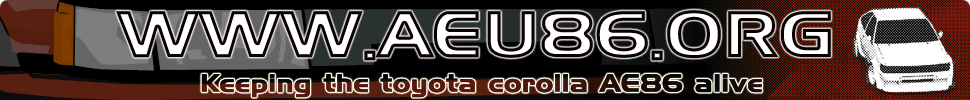 AEU86 - Keeping the Toyota corolla AE86 alive